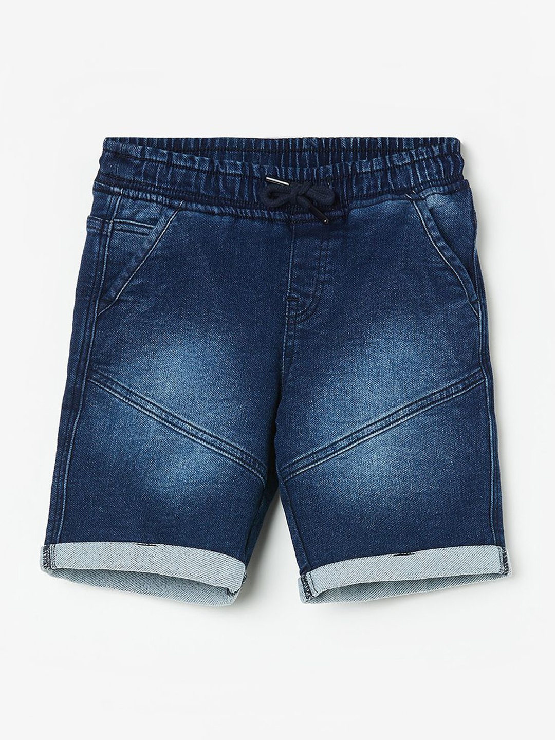 

Fame Forever by Lifestyle Boys Washed Shorts, Blue