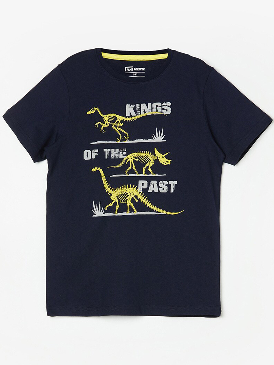 

Fame Forever by Lifestyle Boys Dinosaur T Shirt, Blue