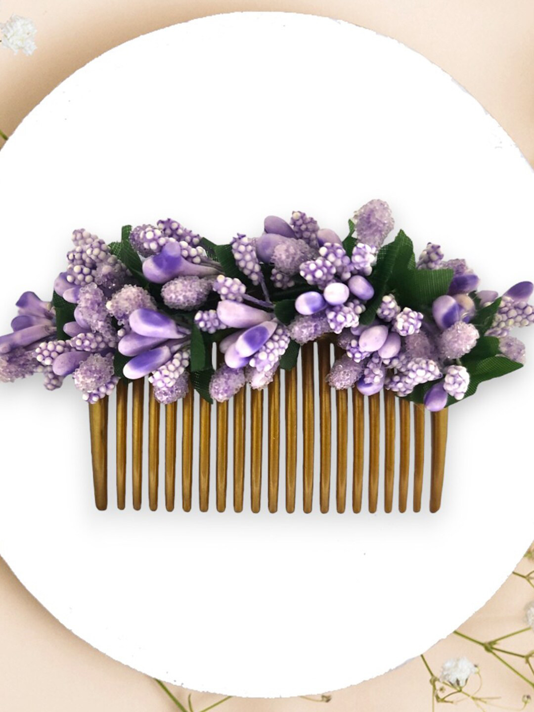 

Hair Flare Women Embellished Hair Accessory Set of, Purple