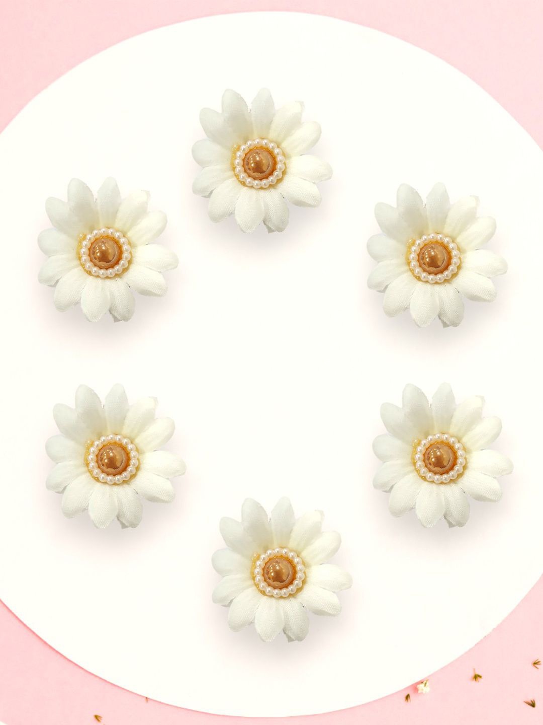 

Hair Flare Women Set of 6 Embellished Hair Accessory Set, White