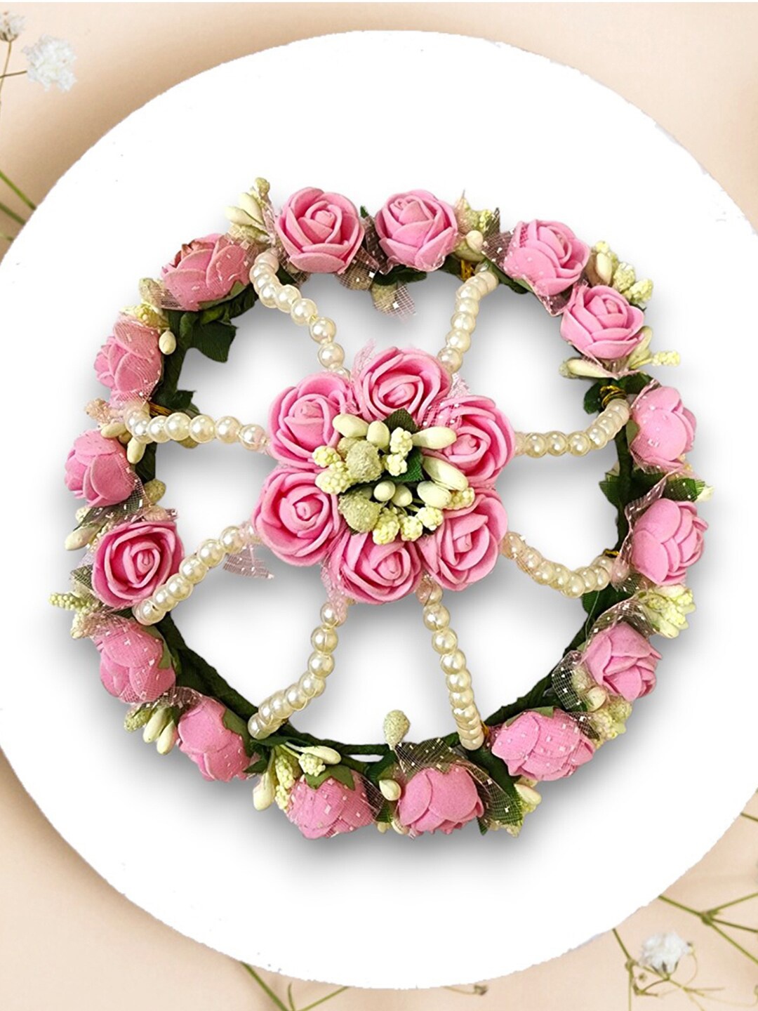 

Hair Flare Women Embellished Hair Accessory Set of, Pink