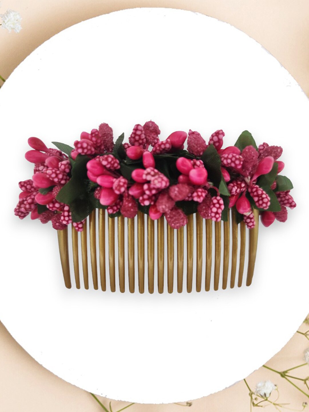 

Hair Flare Women Embellished Hair Accessory Set of, Pink