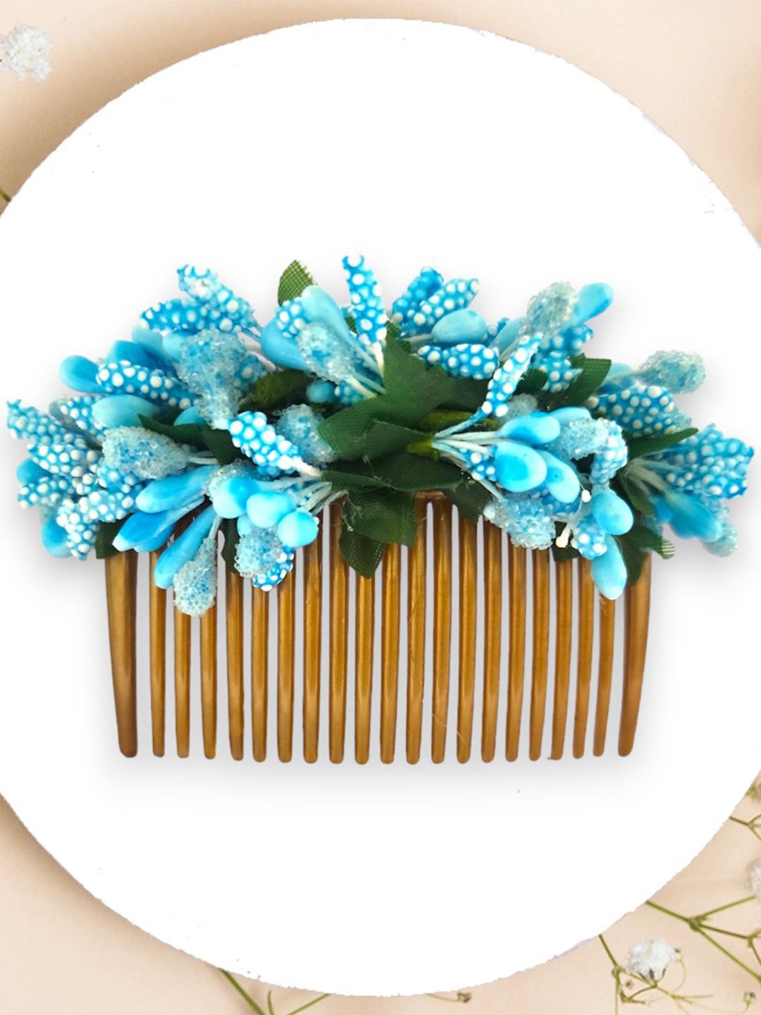 

Hair Flare Women Embellished Hair Accessory Set, Blue