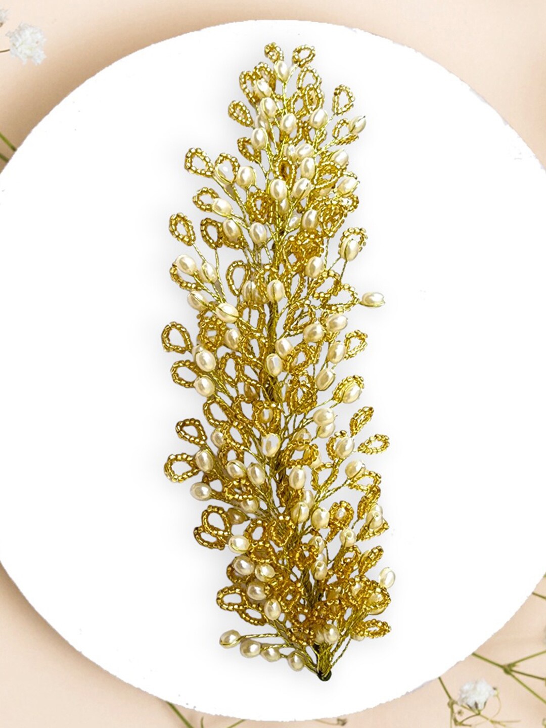 

Hair Flare Women Embellished Hair Accessory, Gold