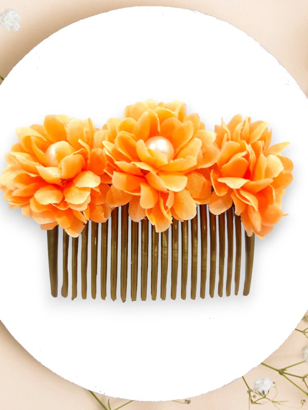 

Hair Flare Women Embellished Hair Accessory Set of, Orange