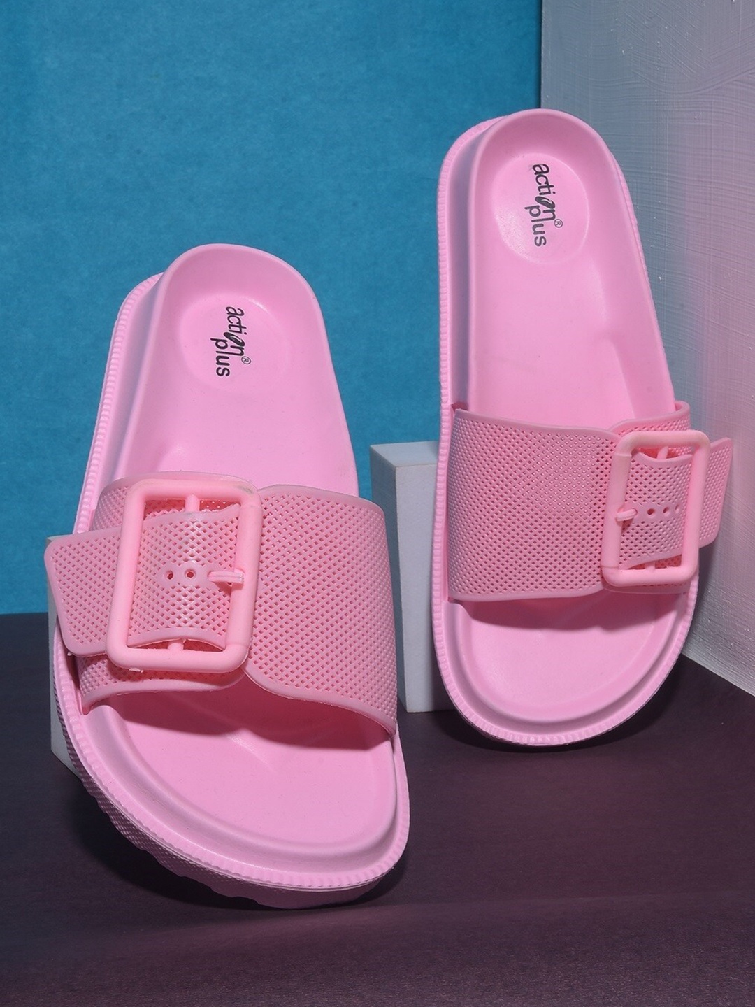 

Action Plus Women Casual Sliders, Pink