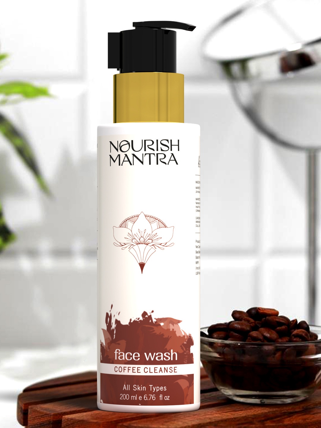 

Nourish Mantra Coffee Cleanse Face Wash With Niacinamide - 200ml, White