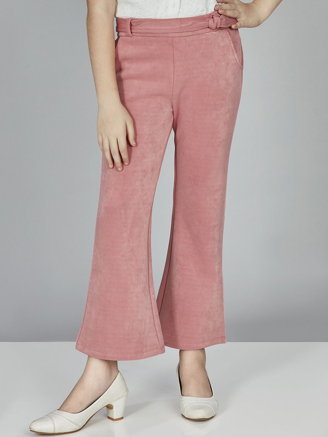 

Peppermint Girls Flared Trousers, Peach