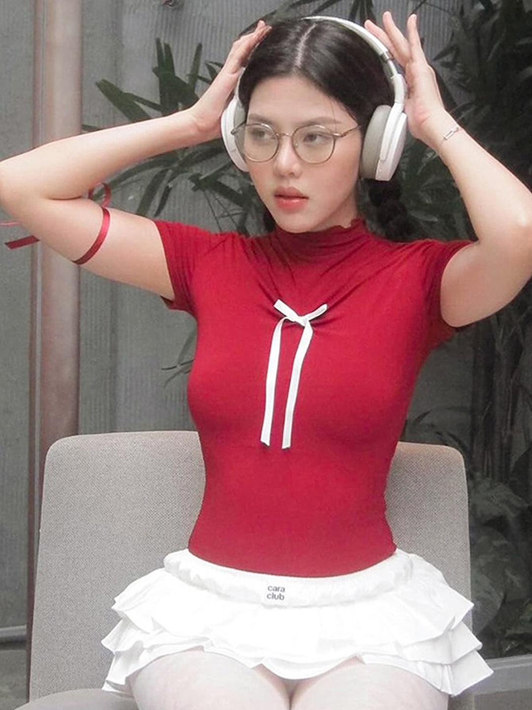 

LULU & SKY Top, Red