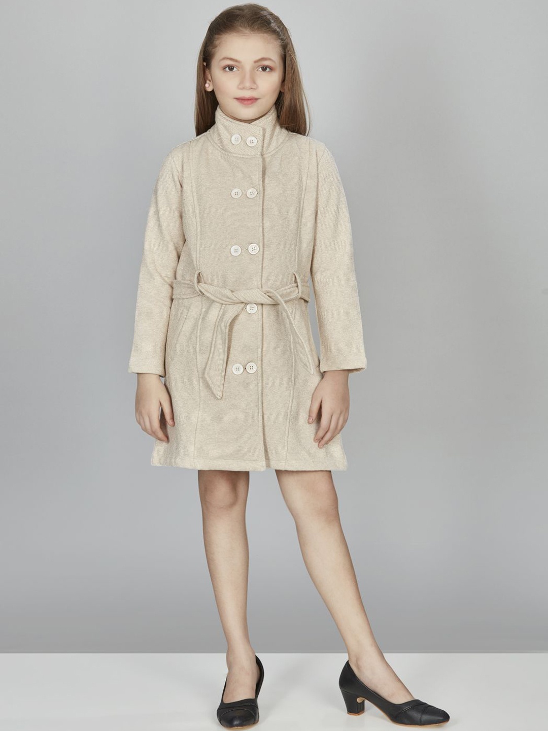 

Peppermint Girls Long Sleeved Coats, Beige