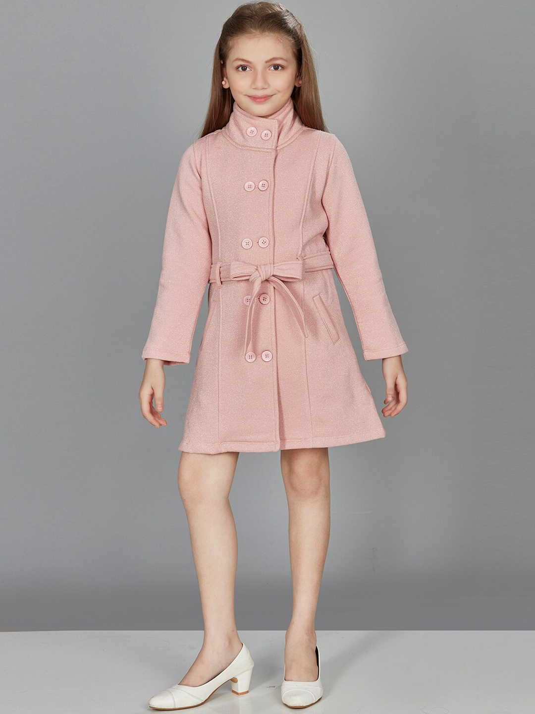 

Peppermint Girls Long Sleeved Coats, Peach