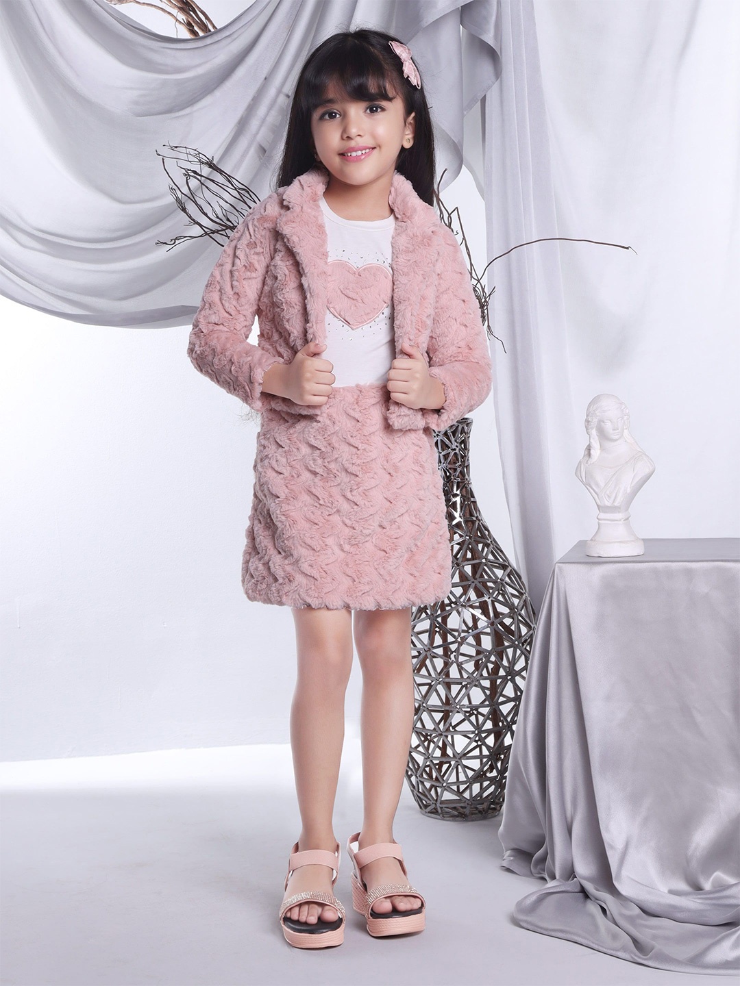 

Peppermint Girls A-Line Dress, Peach