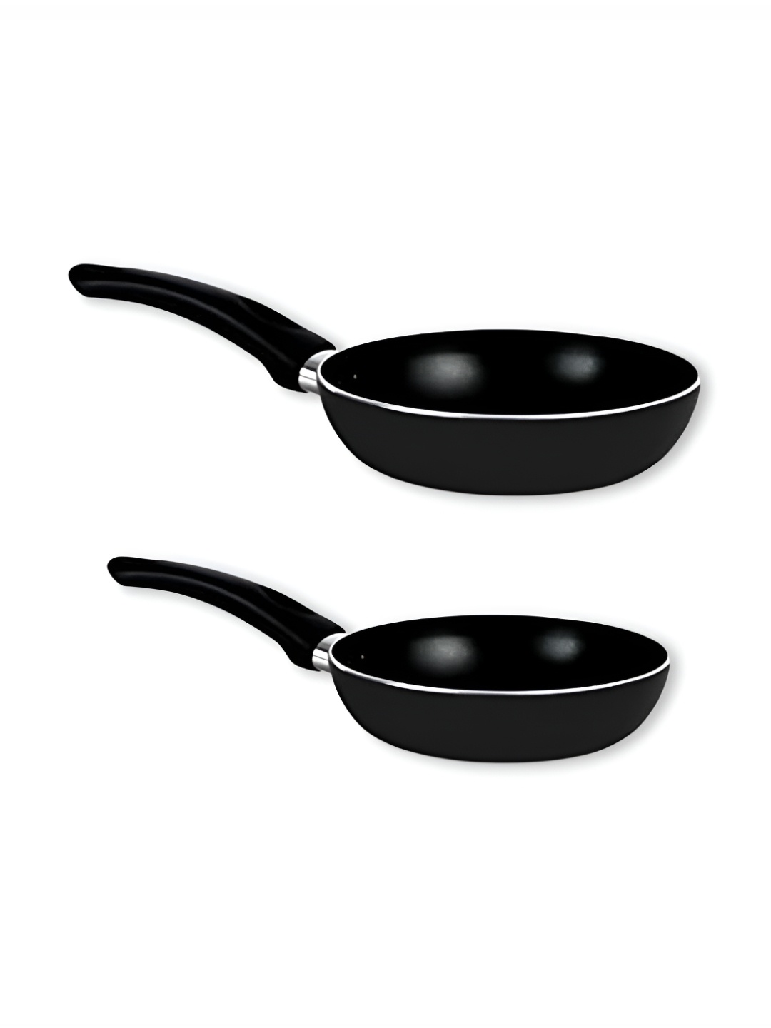 

Savya Home 2 Pieces Black Non Stick Fry Pans