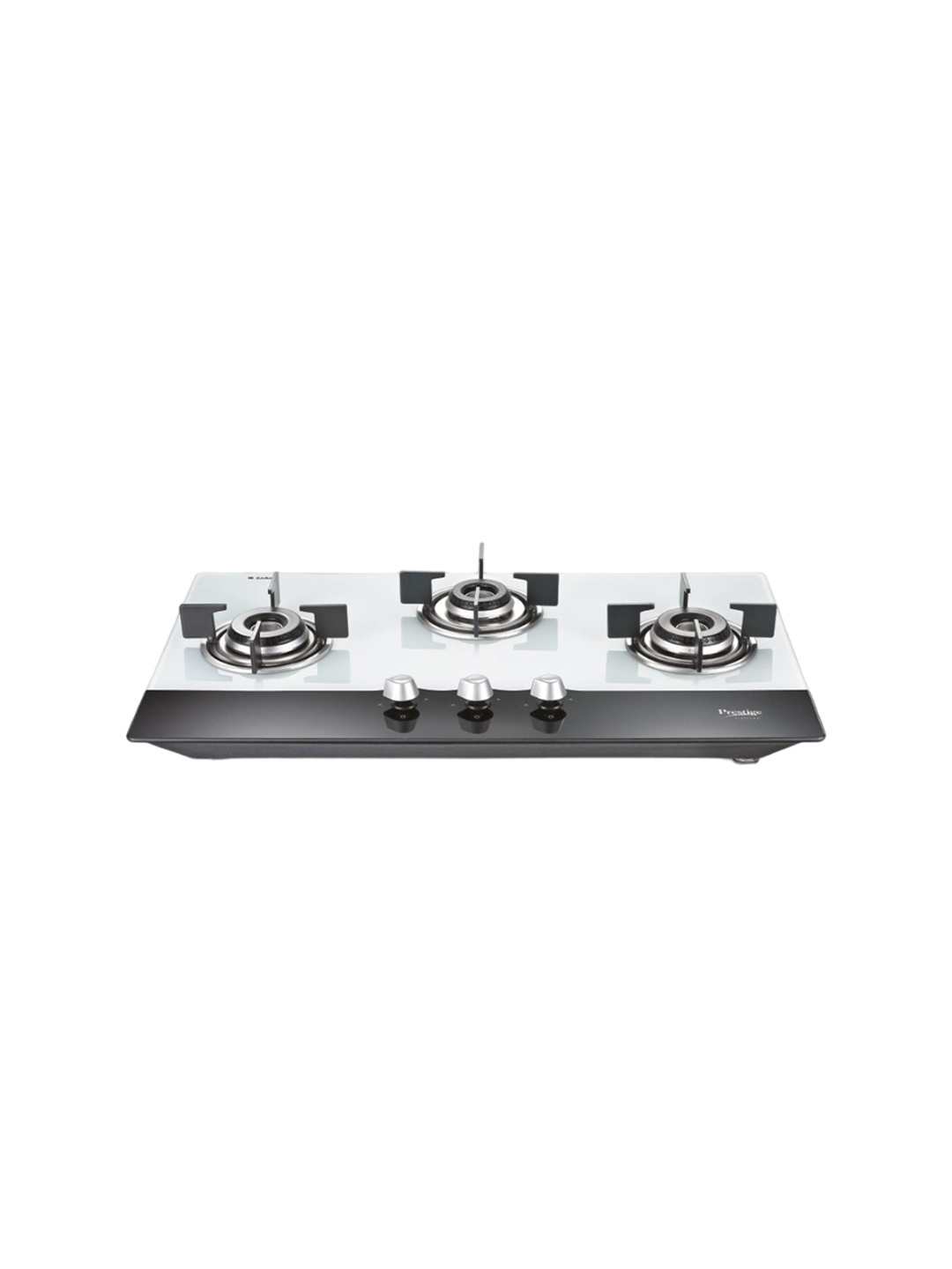 

Prestige Glass 3 burner Automatic Gas Stove, Black