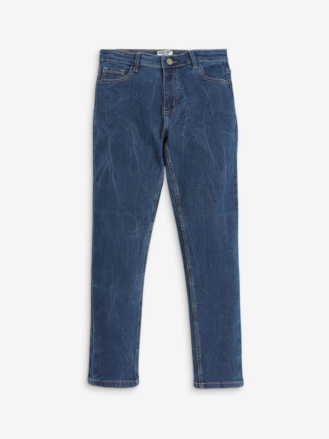 

R&B Boys Mid Rise Jeans, Blue