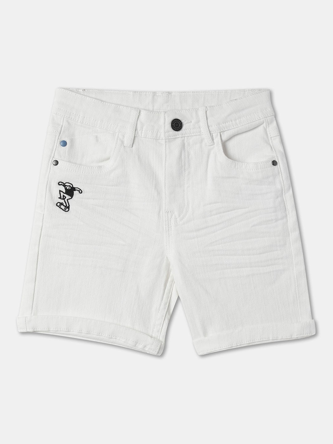 

R&B Boys Relaxed Fit Shorts, White