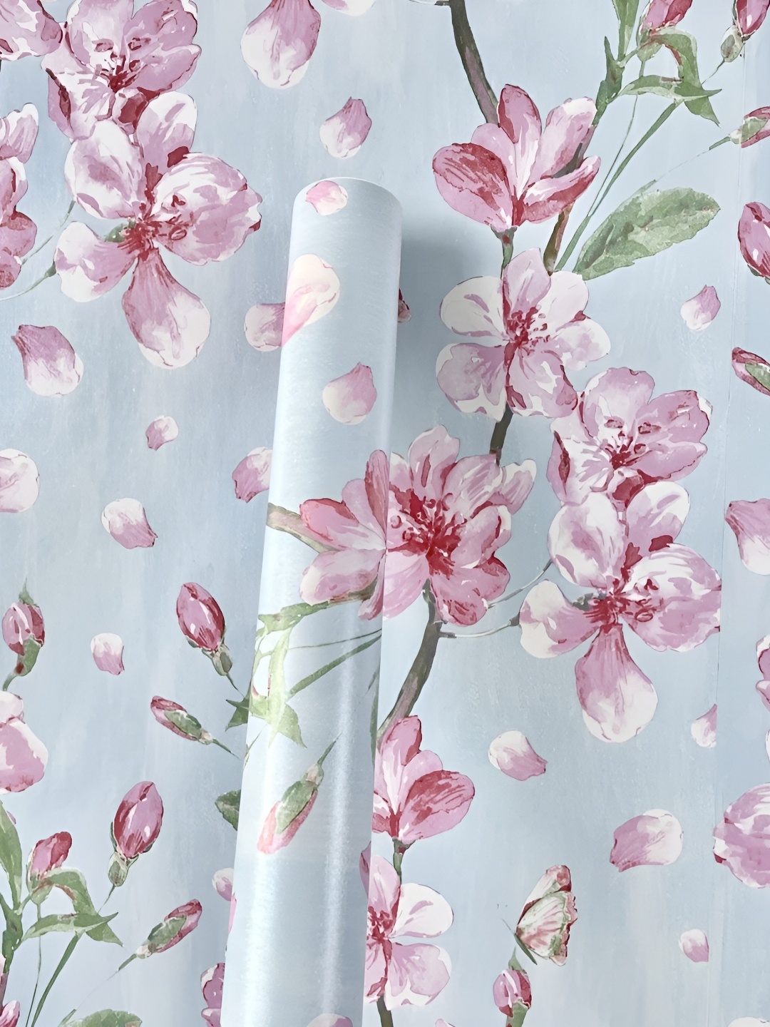

Aura Blue & Pink Floral & Botanical Self Adhesive Wall Sticker
