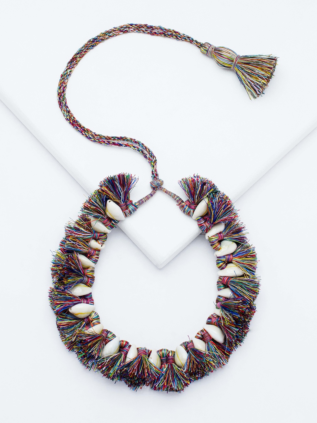 

Rhea Gold-Plated Tasselled Necklace