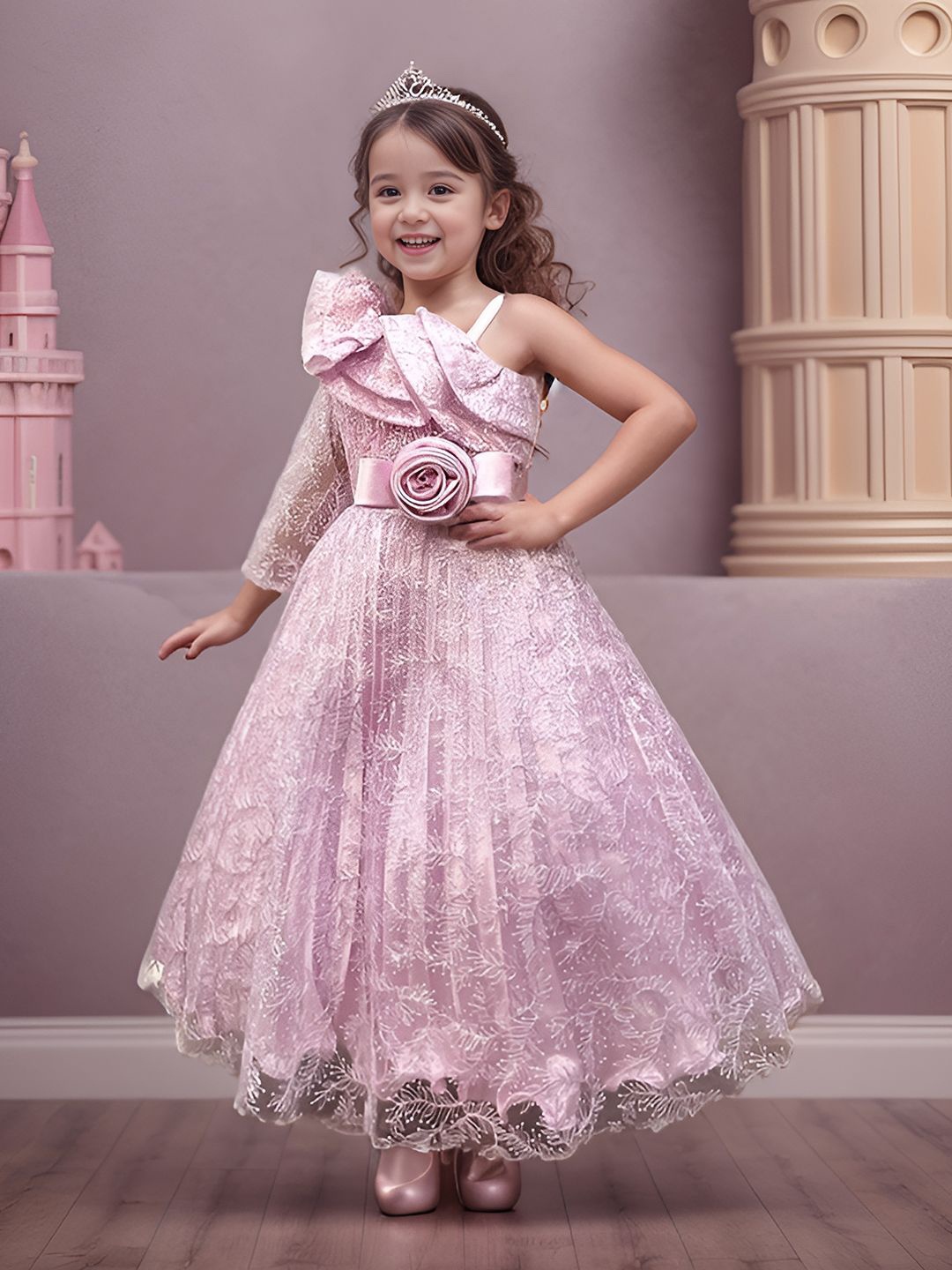 

A.T.U.N. Fit & Flare Dress, Pink