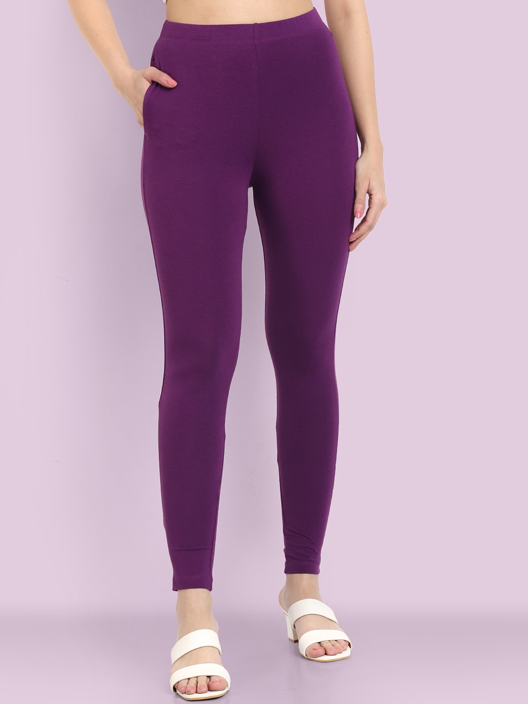 

ONE SKY Ankle-Length Leggings, Violet
