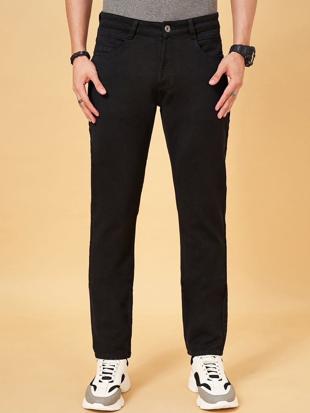 

SF JEANS by Pantaloons Men Slim Fit Jeans, Black