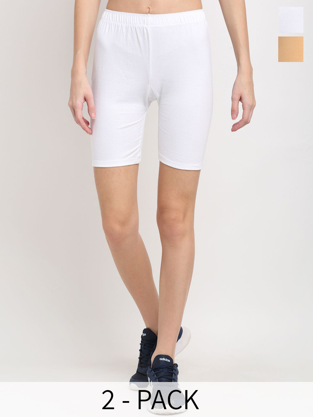

Miaz Lifestyle Women Skinny Fit Cycling Sports Shorts, Multi