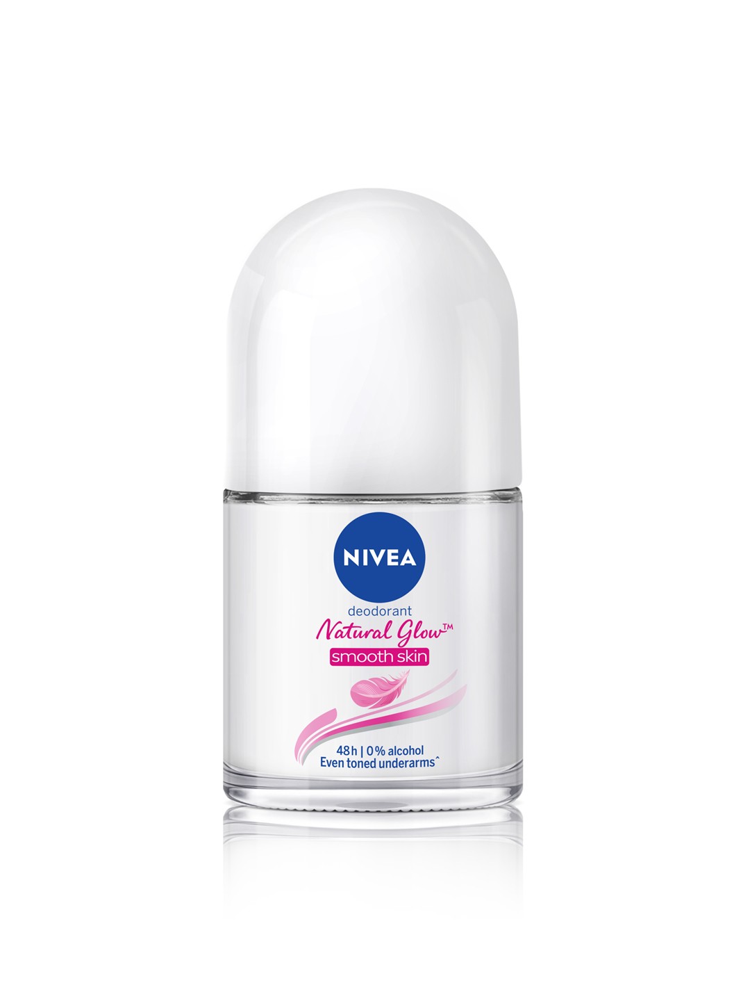 

Nivea Women Natural Glow Deodorant Roll On for Smooth Skin - 12ml, White