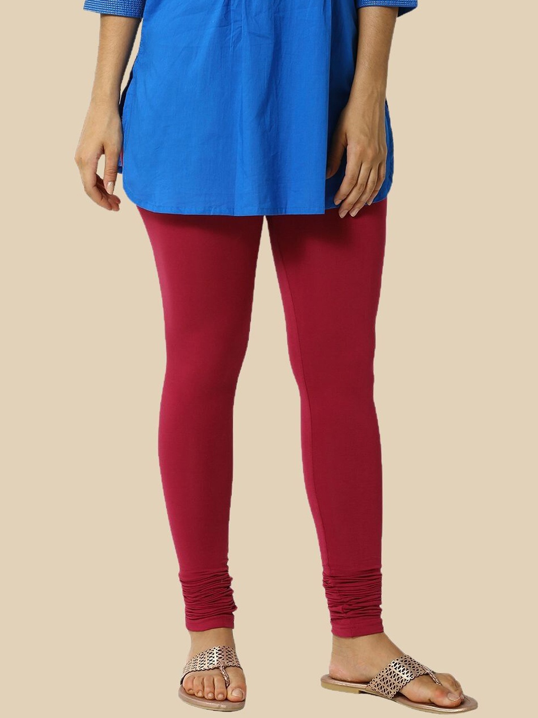 

De Moza Churidar Length Leggings, Mauve