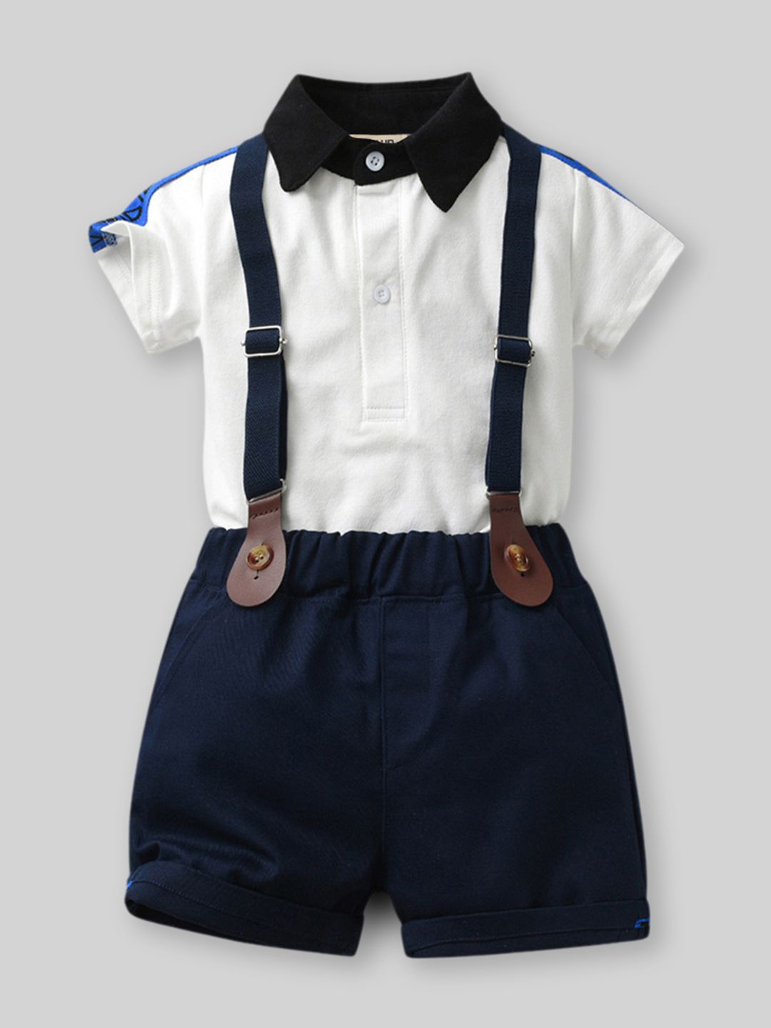 

INCLUD Boys T-shirt with Shorts, White