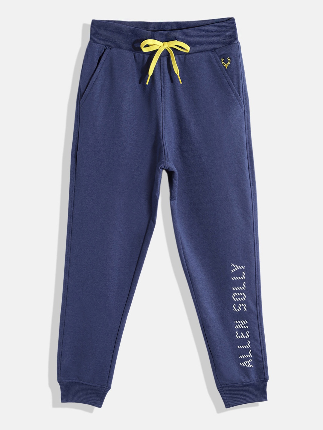 

Allen Solly Junior Boys Mid-Rise Regular Fit Joggers, Navy blue