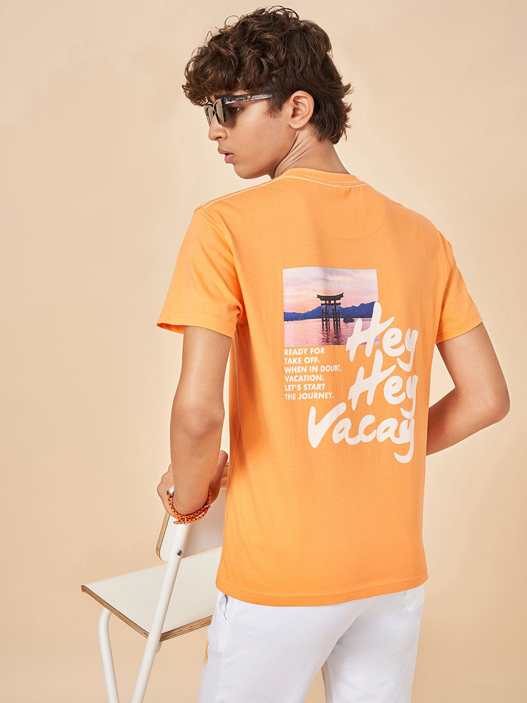 

Coolsters by Pantaloons Boys Typography Printed Pockets T-shirt, Orange