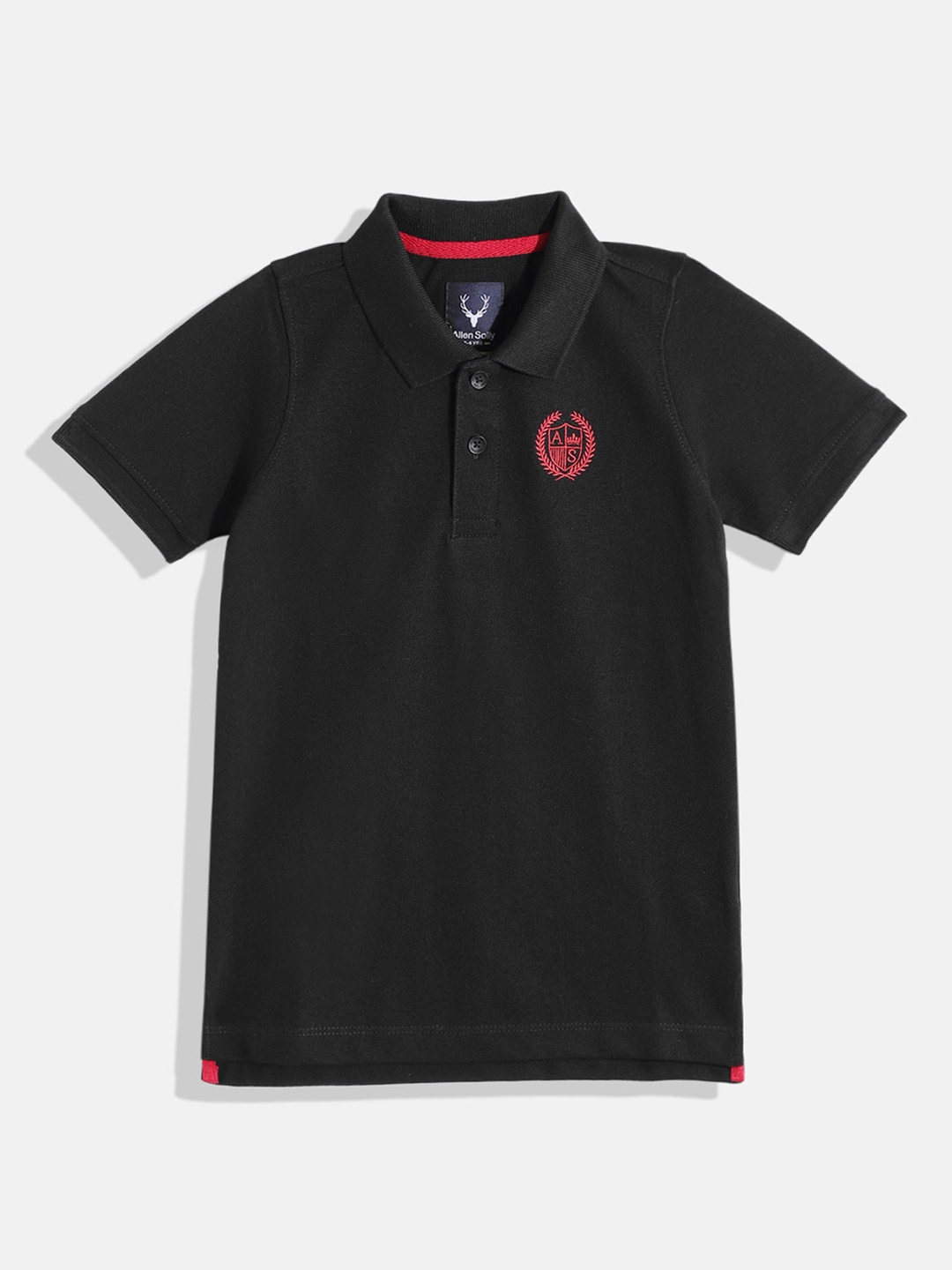 

Allen Solly Junior Boys Polo Collar T-shirt, Black