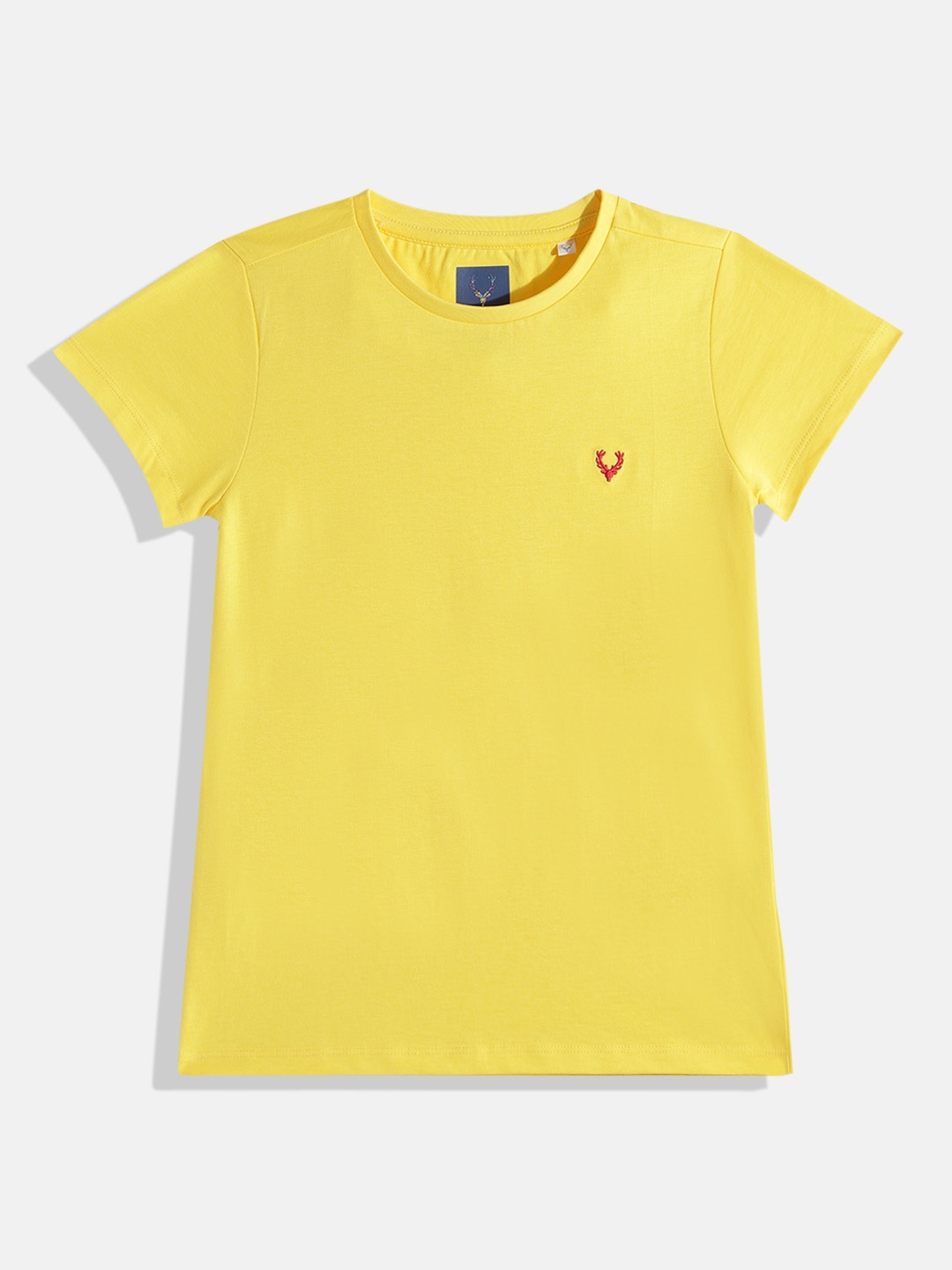 

Allen Solly Junior Girls Pure Cotton Round Neck T-shirt, Yellow