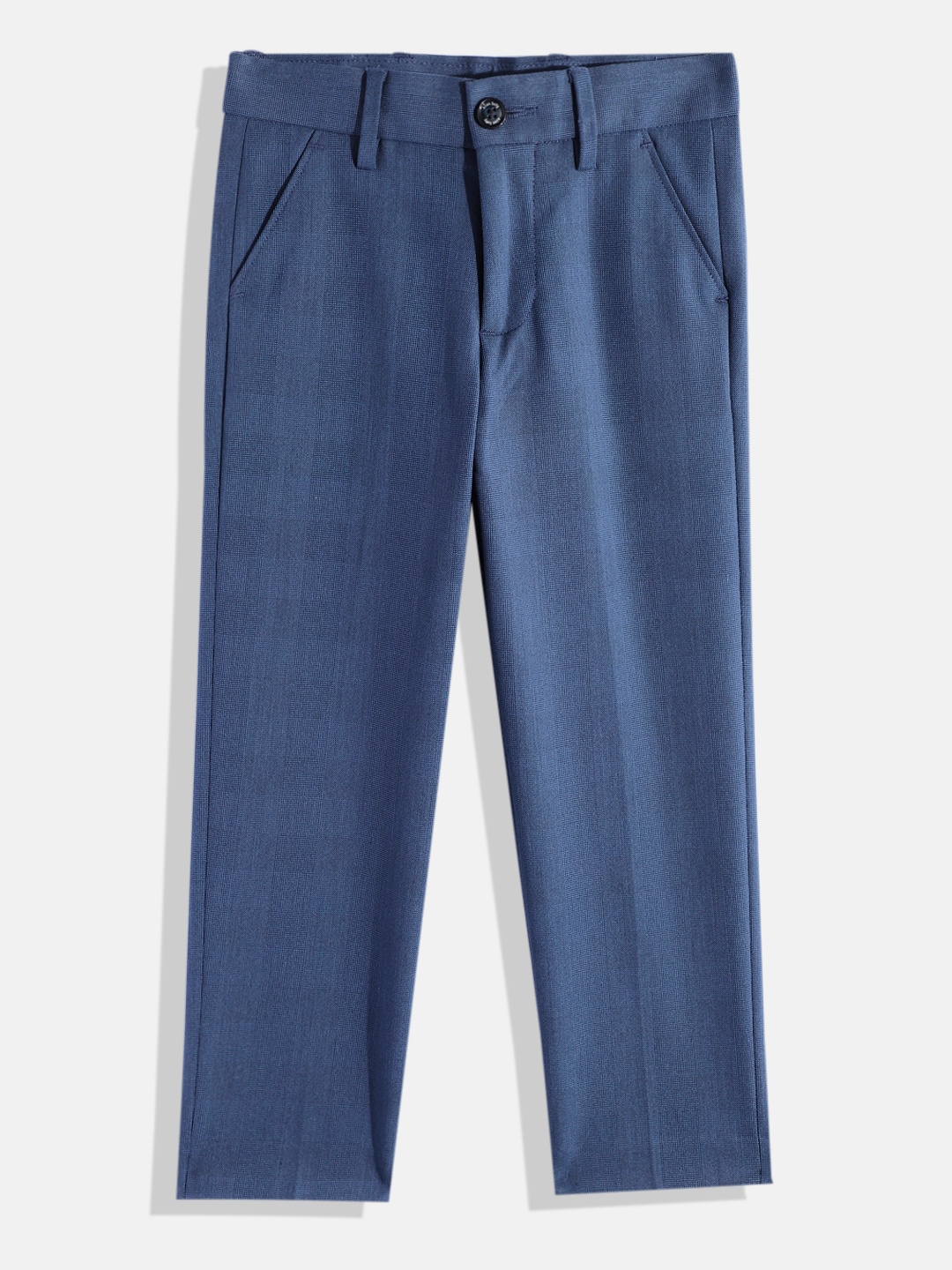 

Allen Solly Junior Boys Regular Fit Formal Trousers, Blue