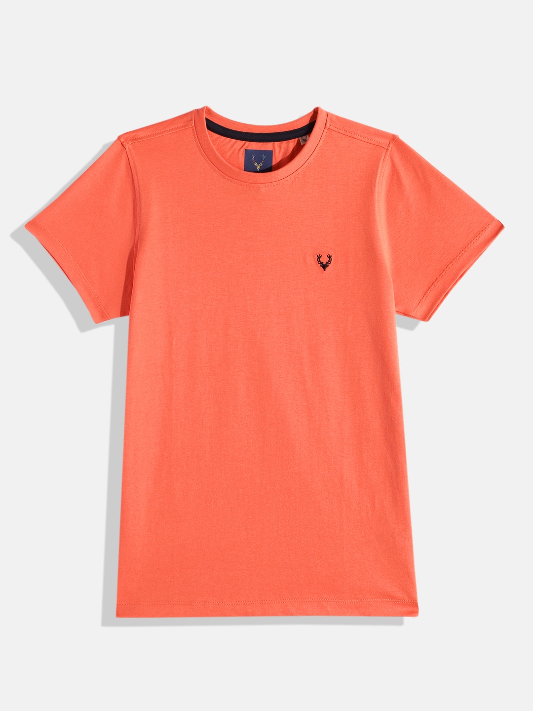 

Allen Solly Junior Boys Pure Cotton T-shirt, Coral