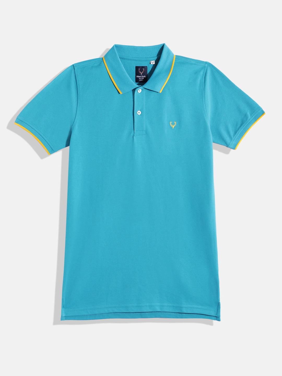 

Allen Solly Junior Boys Polo Collar T-shirt, Blue