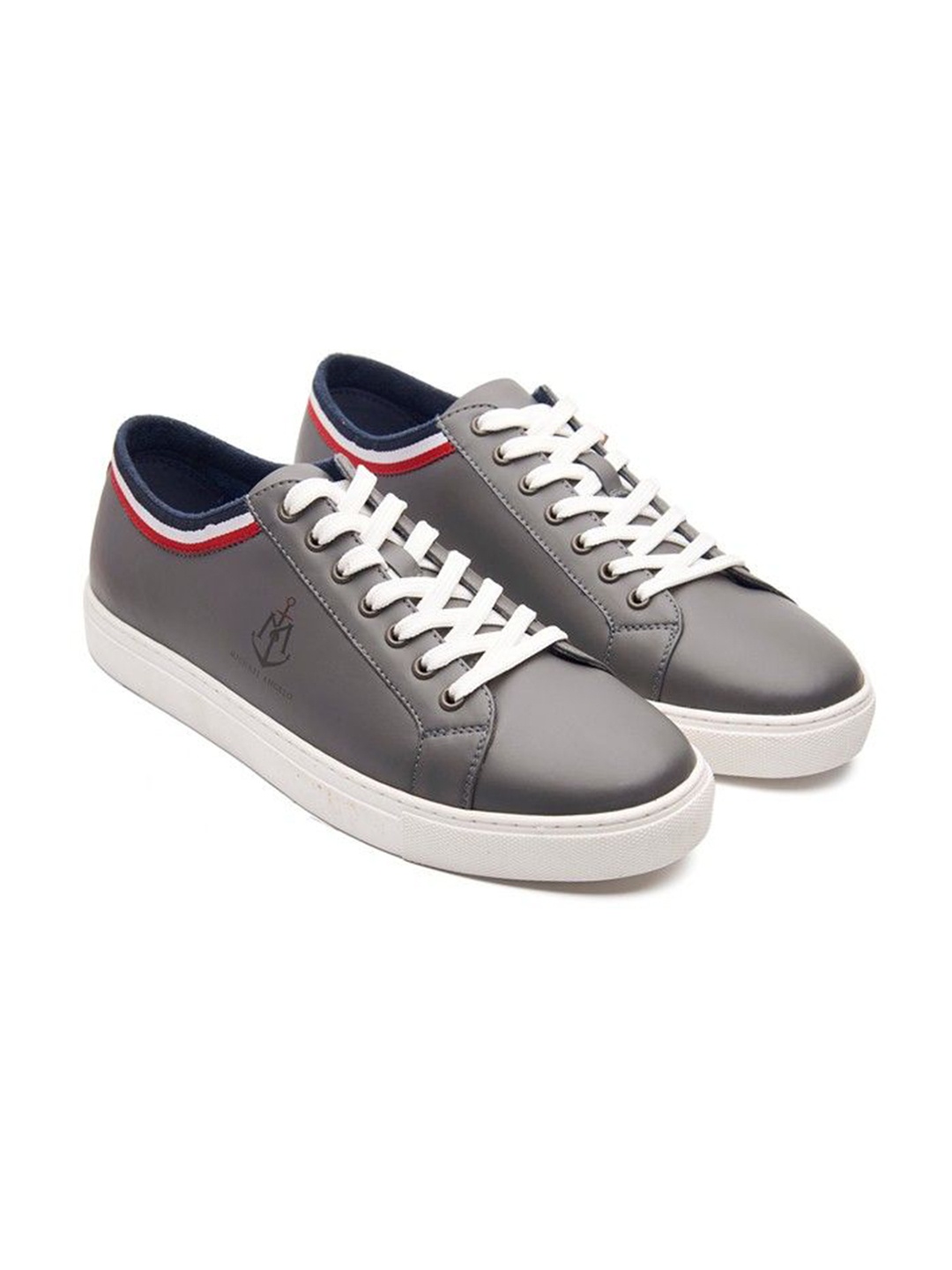 

MICHAEL ANGELO Men Colourblocked Sneakers, Grey