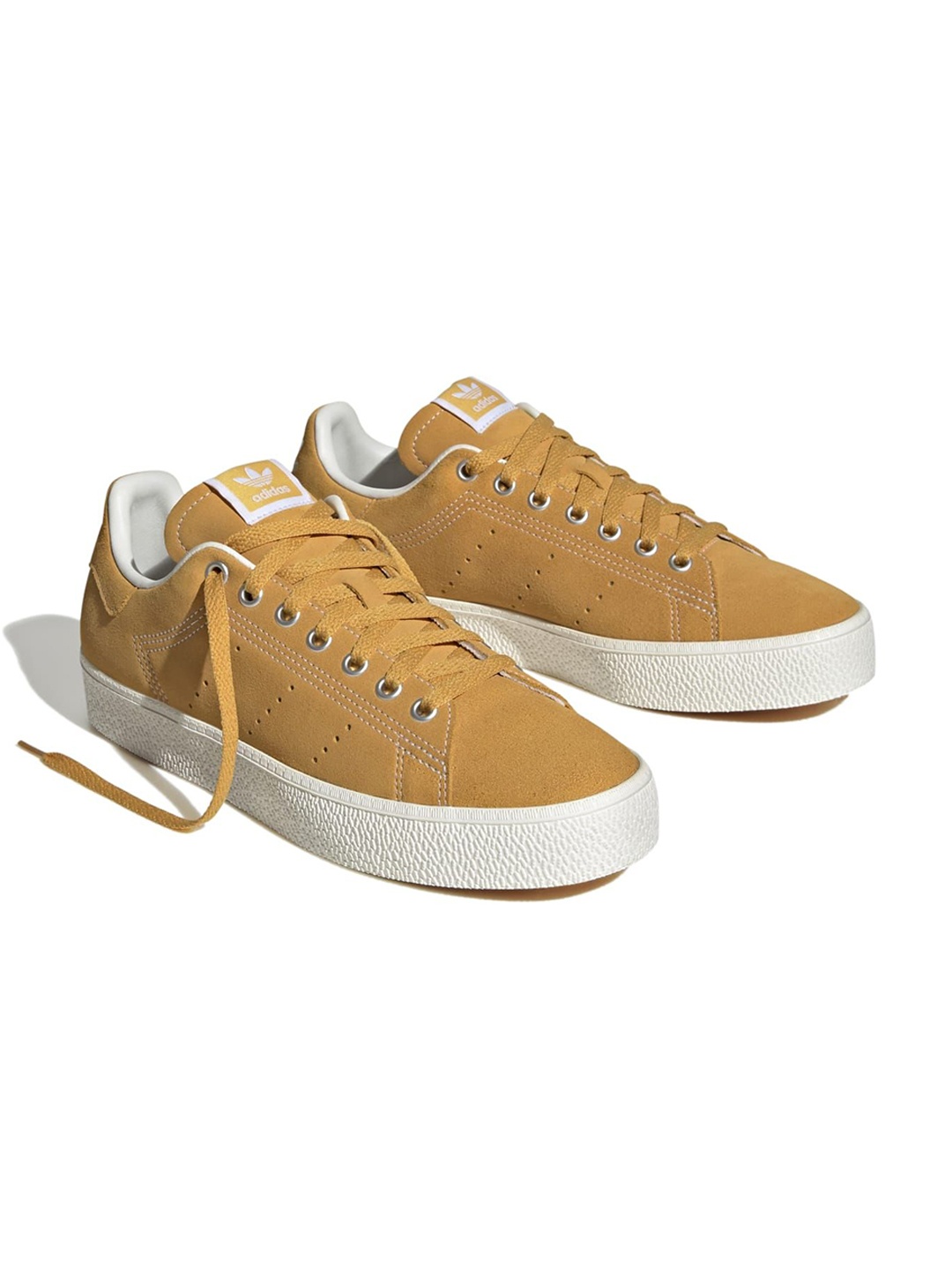 

ADIDAS Originals Men Perforations Suede Sneakers, Yellow