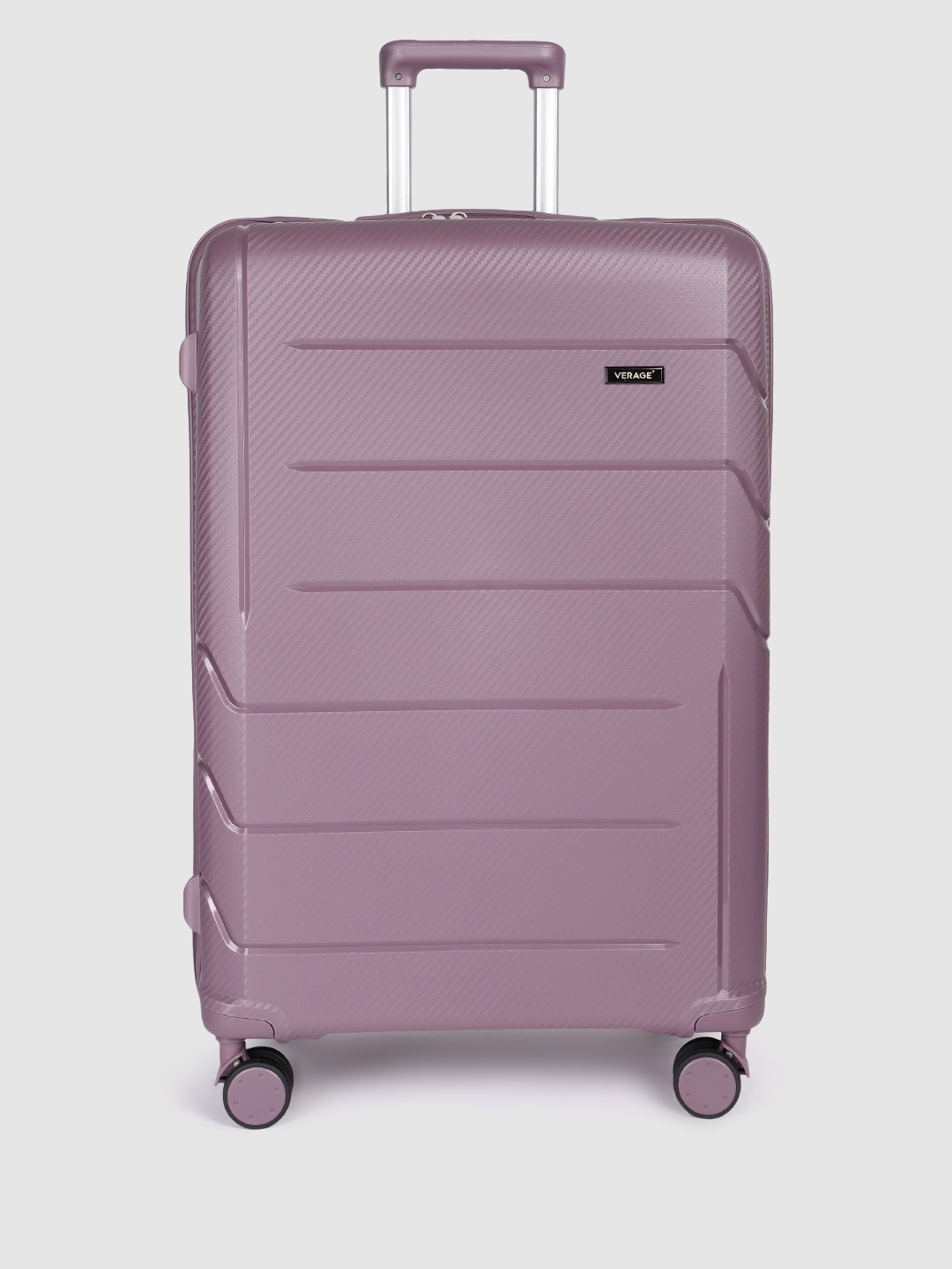 

VERAGE Orion Textured Hard-Sided Large-Sized Check-In Trolley Bag 103L, Purple