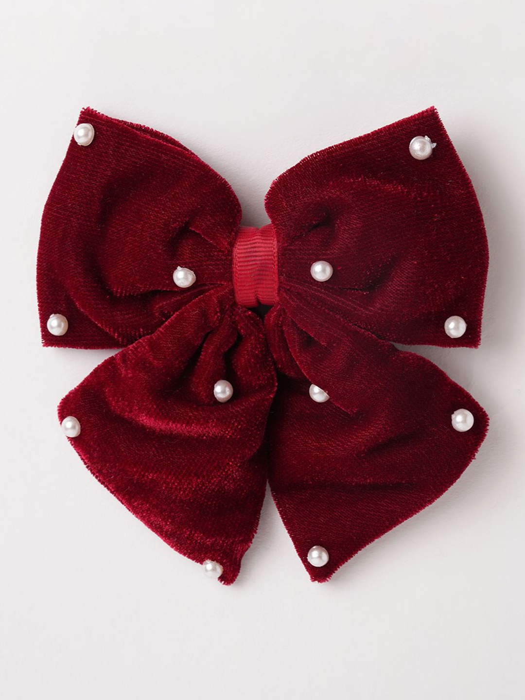 

RIBBON CANDY Girls Alligator Hair Clip, Maroon