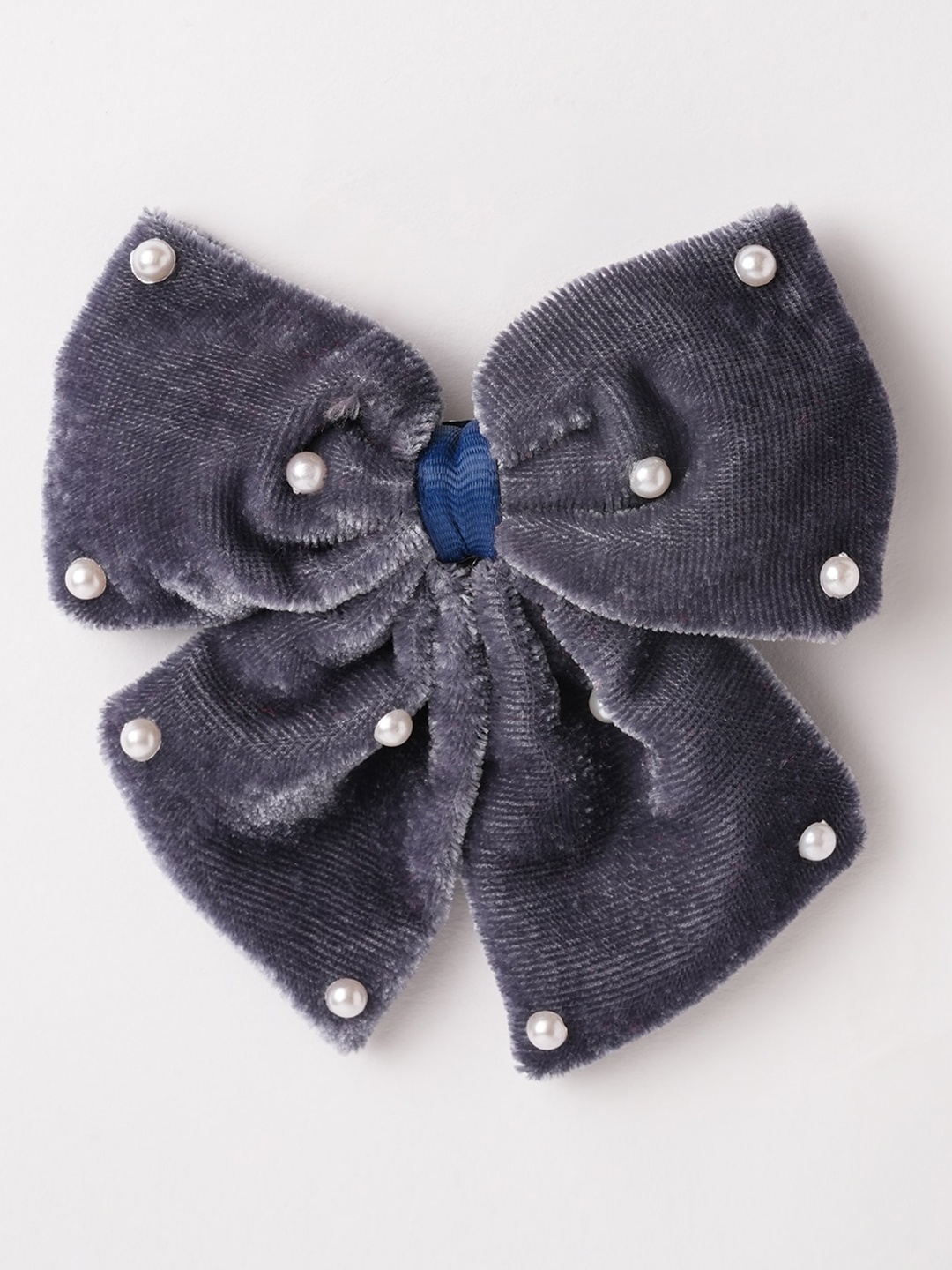 

RIBBON CANDY Girls Embellished Alligator Hair Clip, Grey