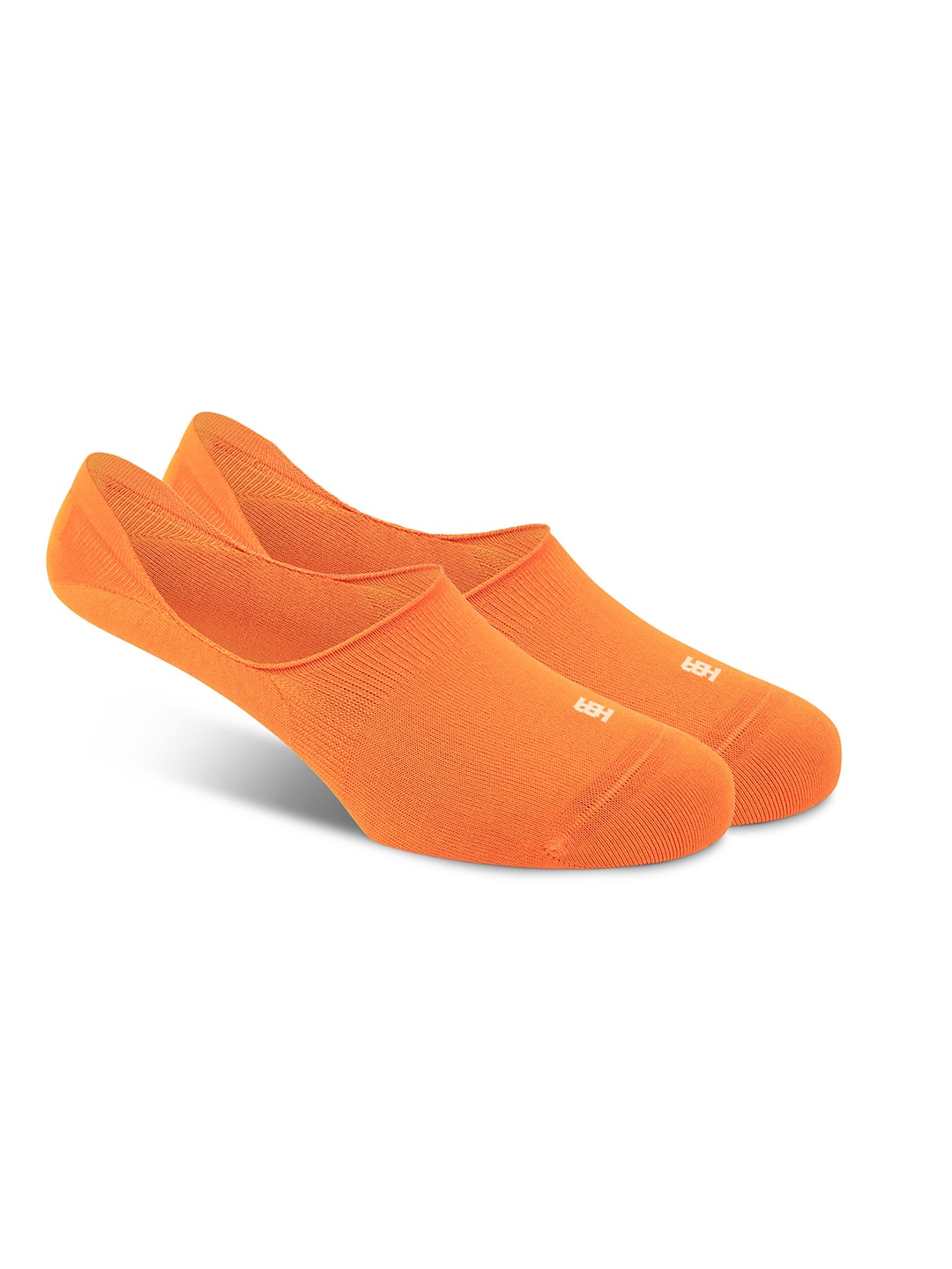 

SockSoho Men Printed Shoe-Liners Socks, Orange