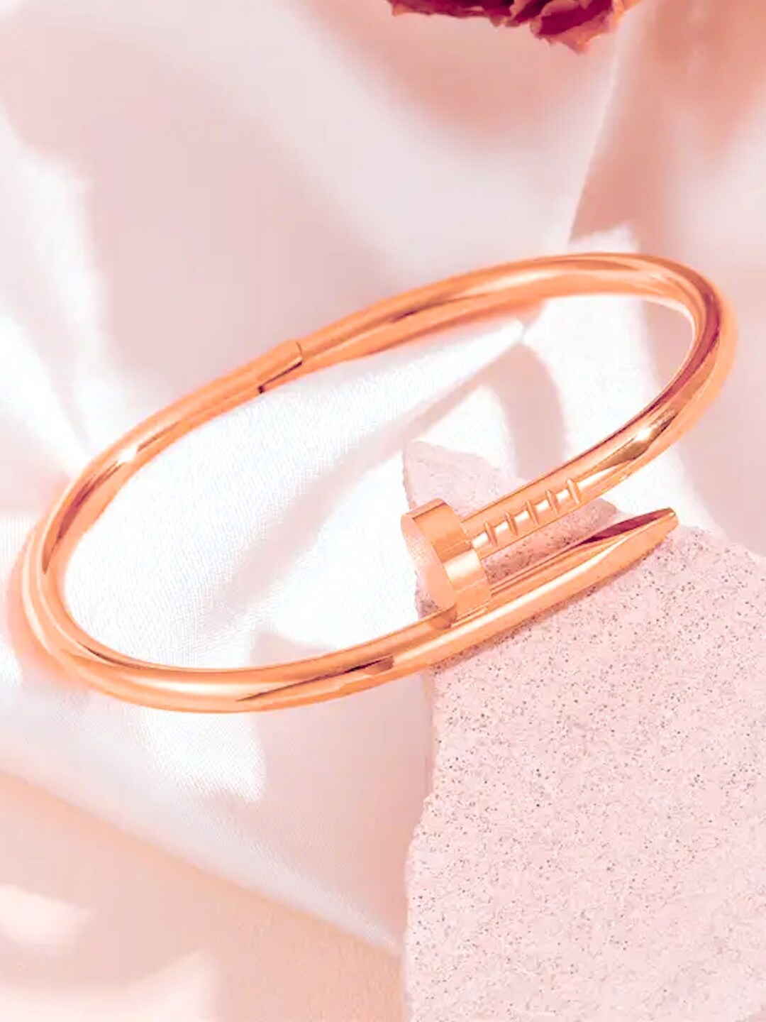 

SALVE Women Cuff Bracelet, Rose gold