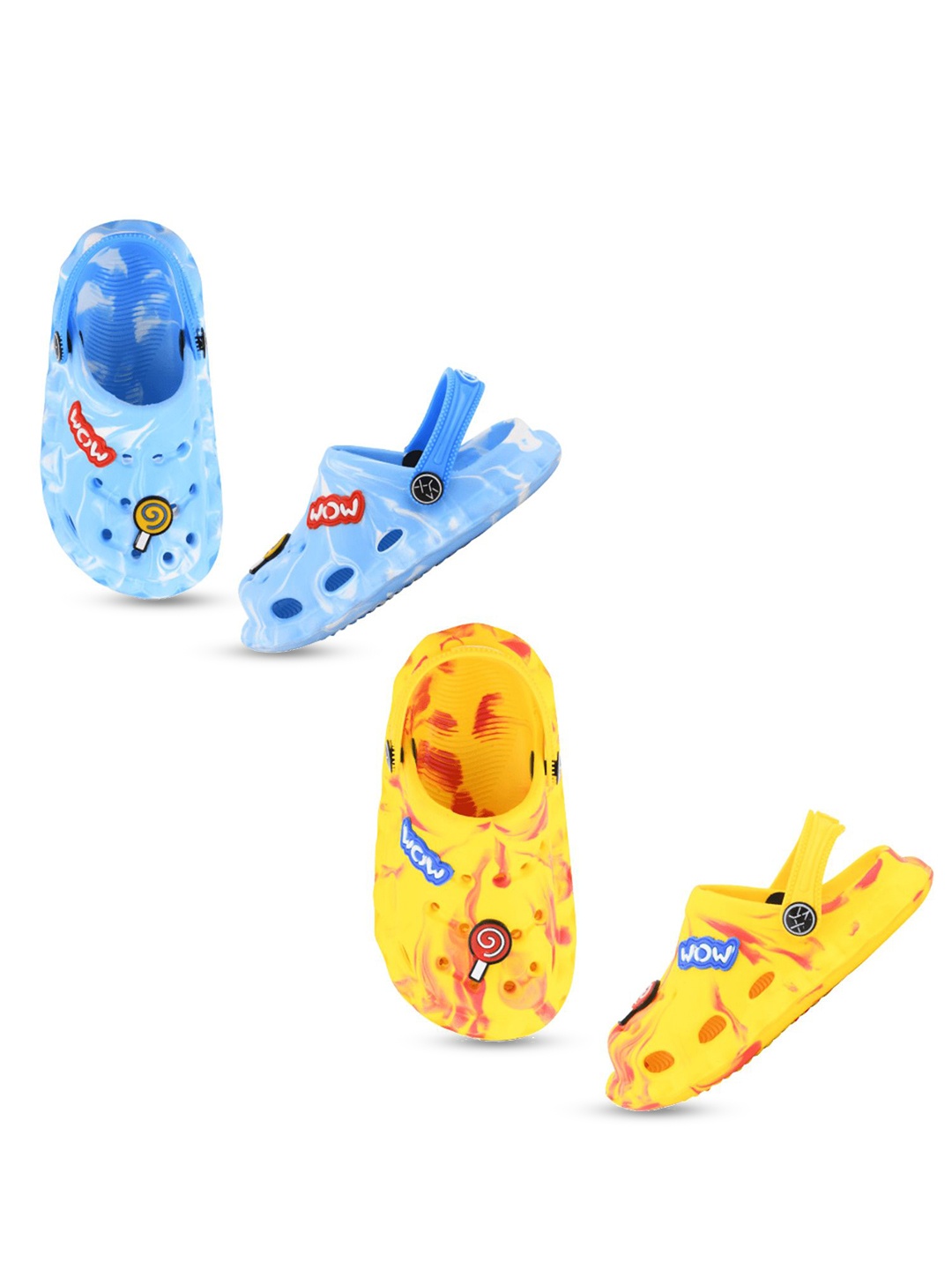

Smartots Kids Pack of 2 Printed Clogs, Blue