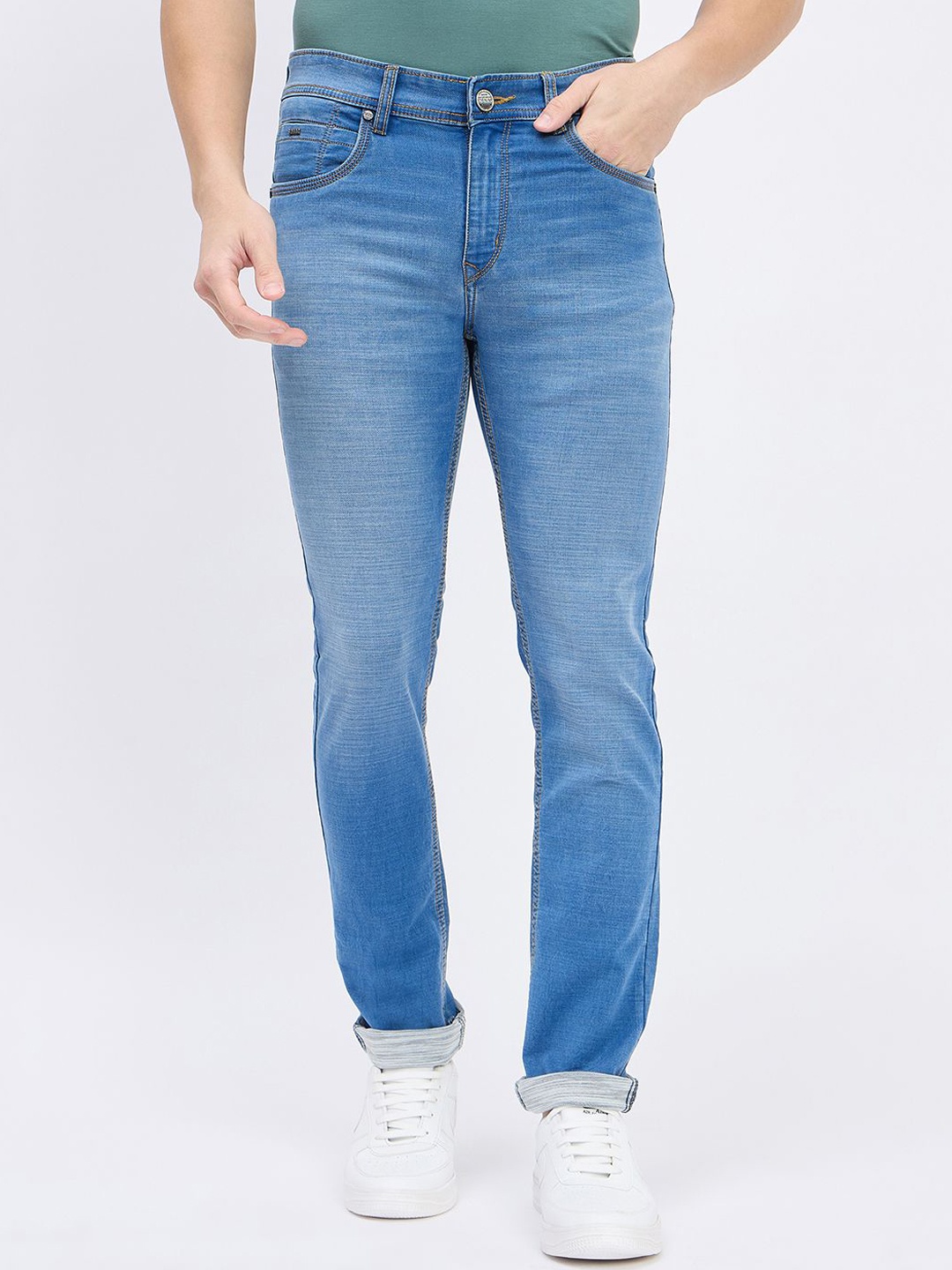 

Duke Men Mid-Rise Regular Fit Stretchable Jeans, Blue