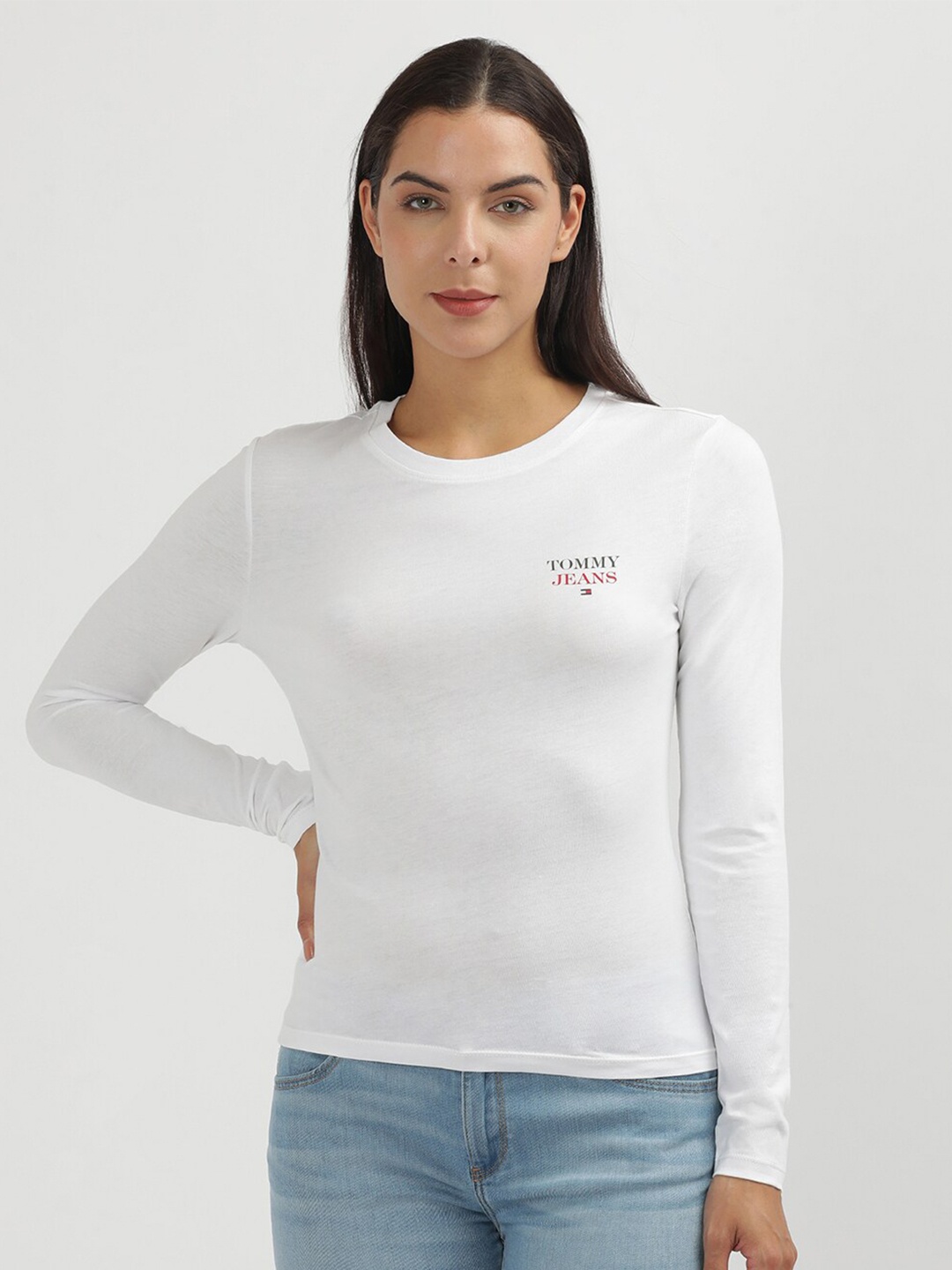 

Tommy Hilfiger Women Slim Fit T-shirt, White