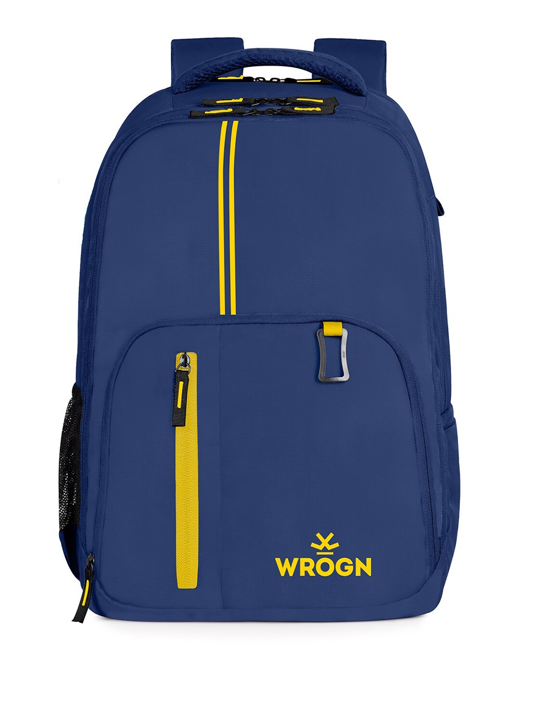 

WROGN Unisex Brand Logo Embroidered Backpack, Navy blue