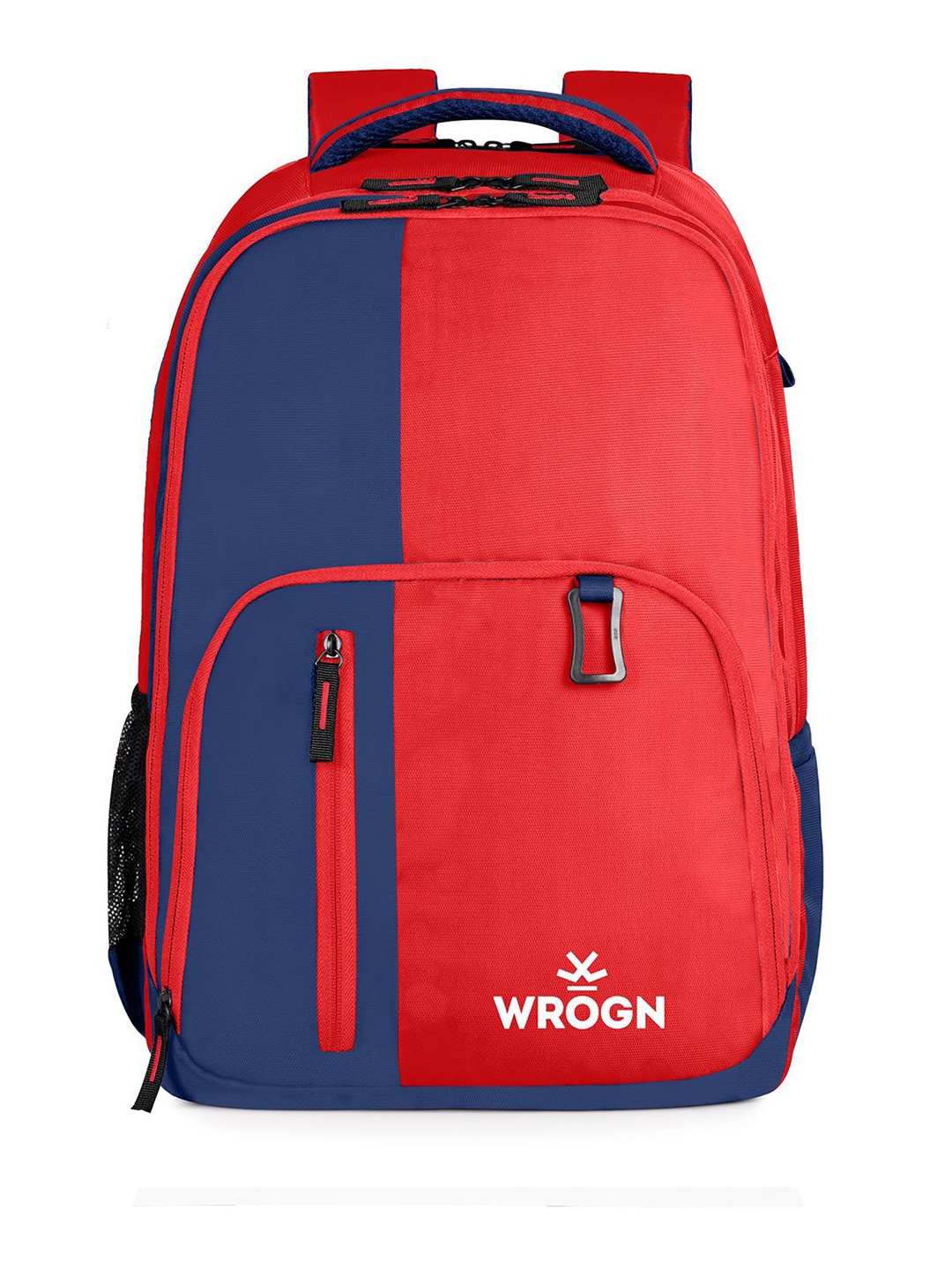 

WROGN Unisex Brand Logo Embroidered Backpack, Red