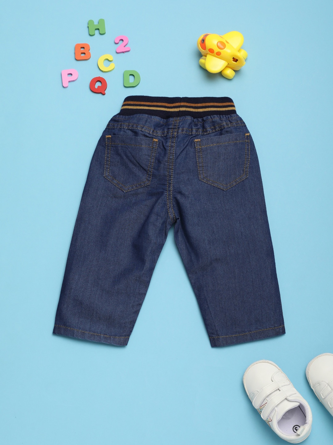 

V-Mart Unisex Kids Slim Fit Jeans, Blue
