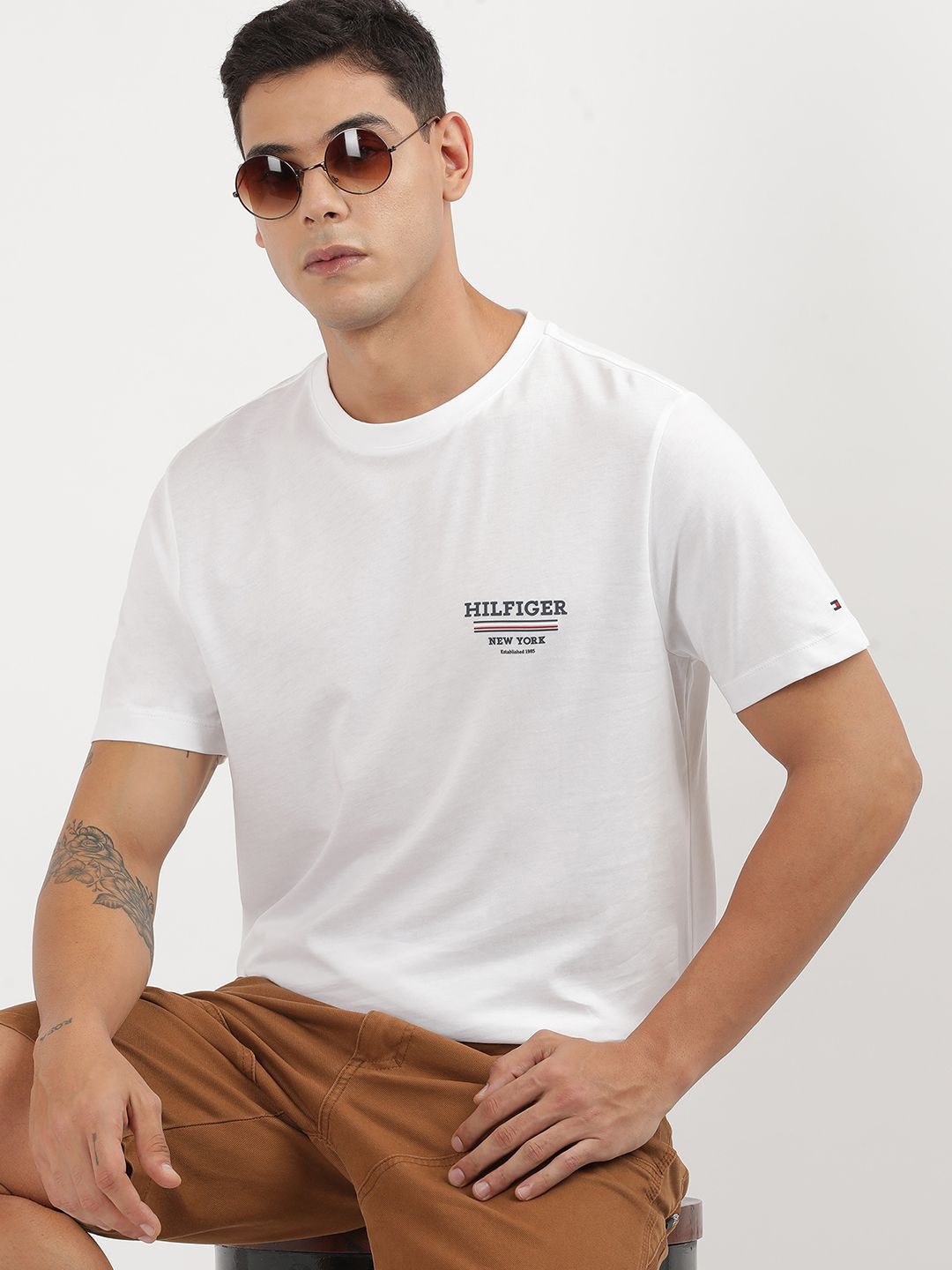 

Tommy Hilfiger Men Pockets T-shirt, White
